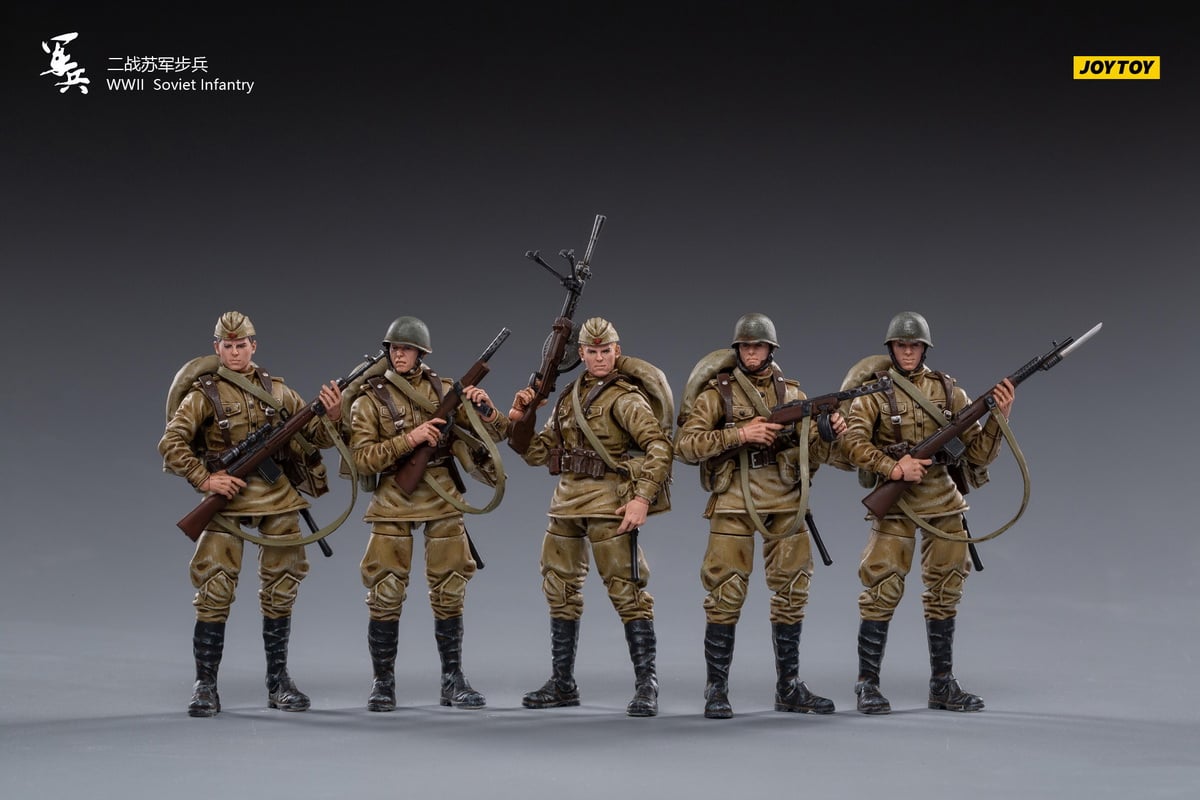 [สั่งจอง]JOYTOY JT0845 1/18 : WWII Soviet Infantry