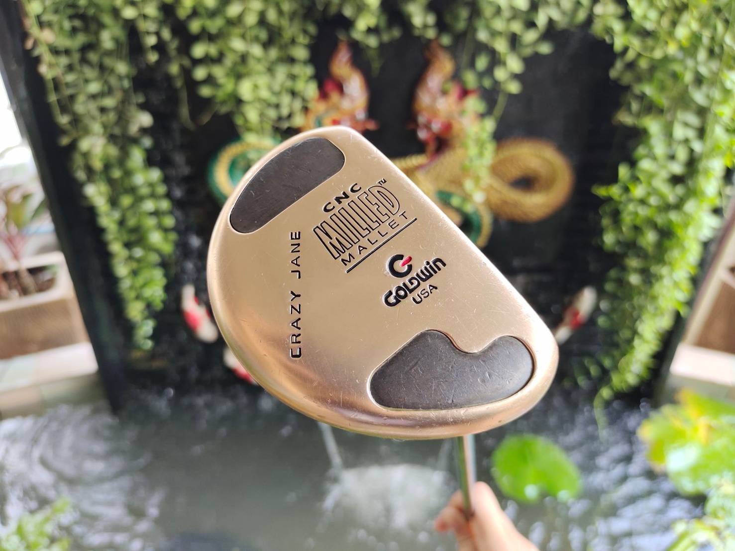 PUTTER GOLDWIN U.S.A. CNC MILLED MALLET CRAZY JANE