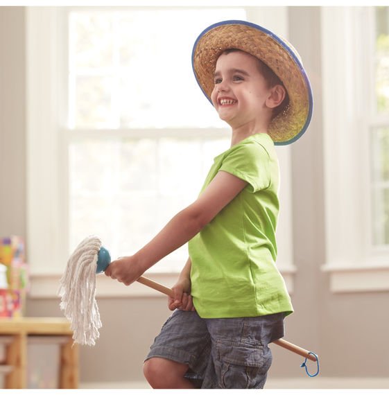 ชุดไม้กวาด พร้อมขาตั้ง Melissa & Doug Dust! Sweep! Mop! รุ่น 8600 ของเล่นเสริมพัฒนาการเด็ก