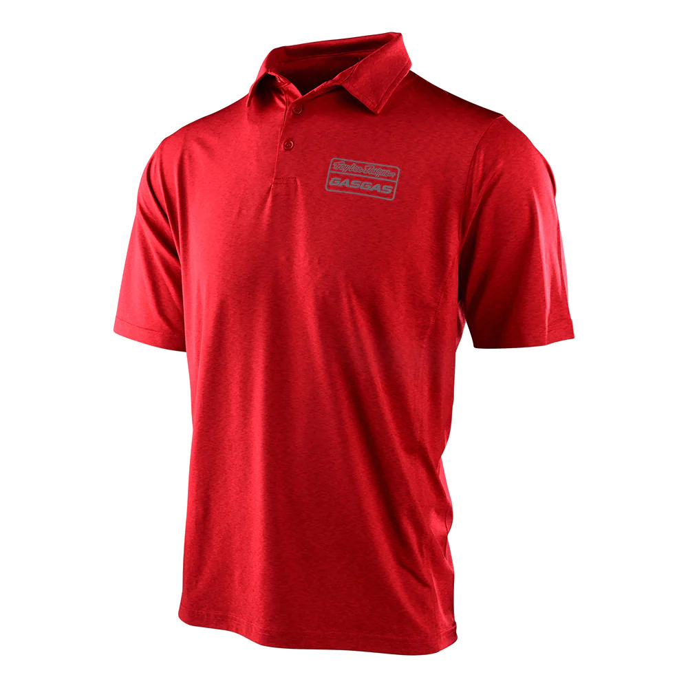 เสื้อโปรโล Troy Lee Designs Polo Shirt TLD GasGas Team Core Red