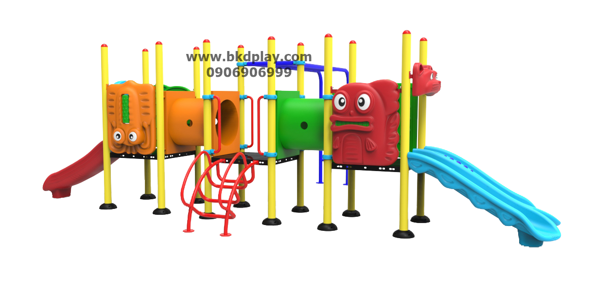 ชุดหอสไลด์-ท่อลอด-บาร์โหน เครื่องเล่นสนามเหล็ก เครื่องเล่นสนามกลางแจ้ง ของเล่น สนามเด็กเล่น สั่งผลิต 10-20 วัน ขนาด: กว้าง 400 x 650 x 200 ซม.
