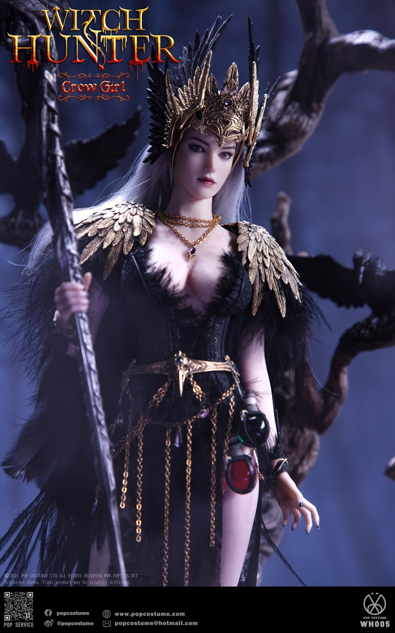 [สั่งจอง]POP COSTUME 1/6 : Witch Hunter Series-The Crow Girl