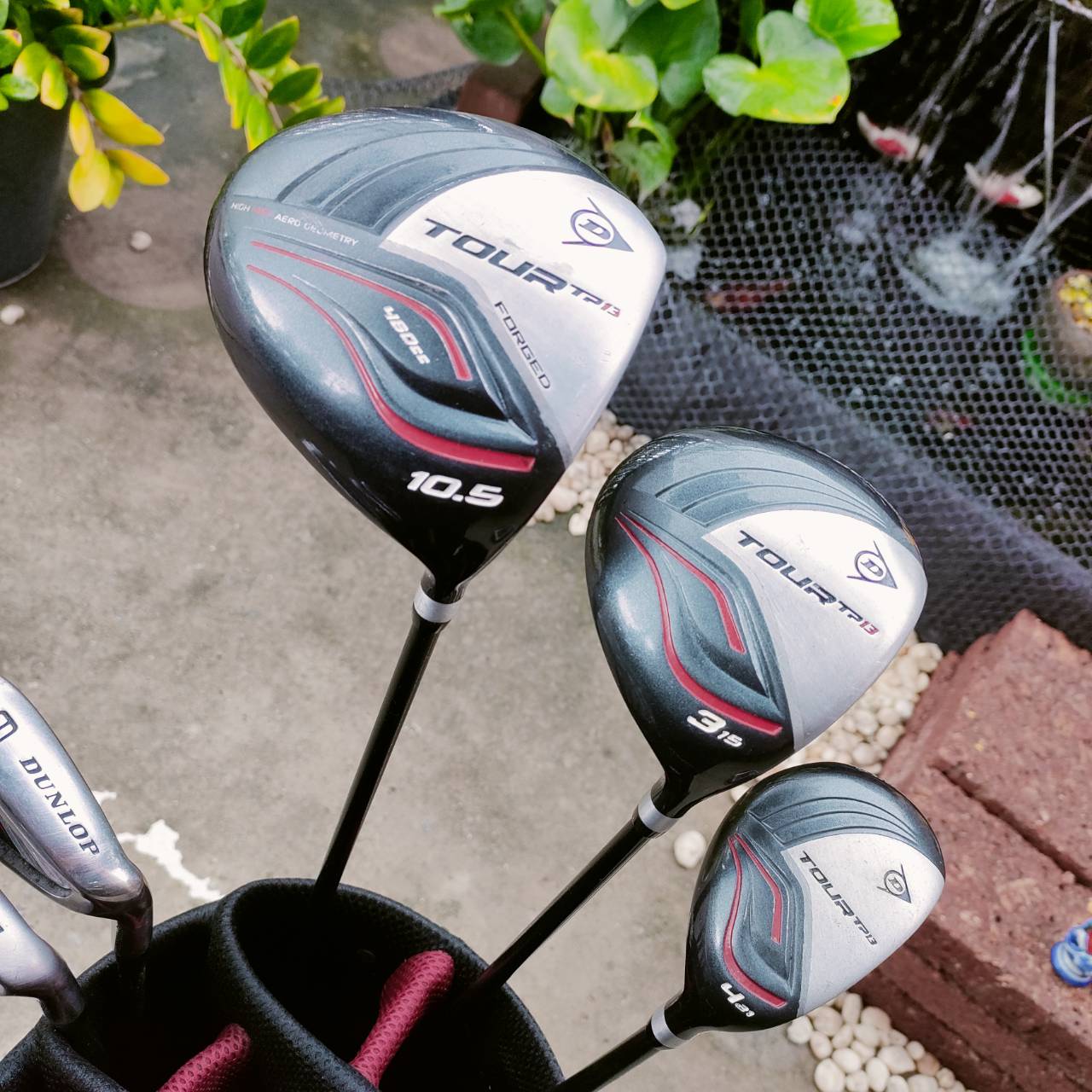 ไม้กอล์ฟครบชุด DUNLOP TOUR TP13 สภาพเดิมทุกไม้ ถุงเดิมตรงรุ่น ไม้ครบชุด พร้อมออกรอบได้เลยค่ะ ไม้กอล์ฟพรีเมี่ยมมือสอง ของแท้ By NakaraLuxurious