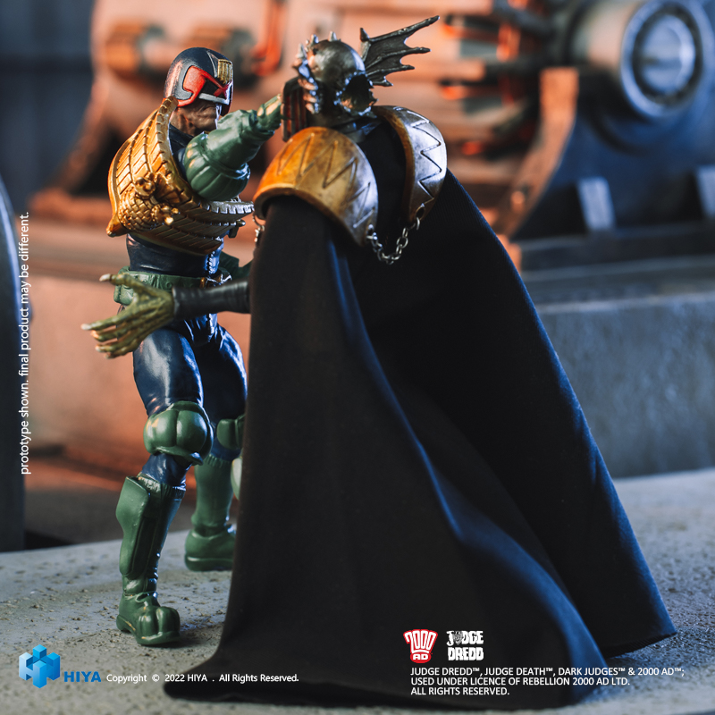 [สั่งจอง]Hiya 1/18 : Judge Dredd Gaze into the fist of Dredd 2-Pack