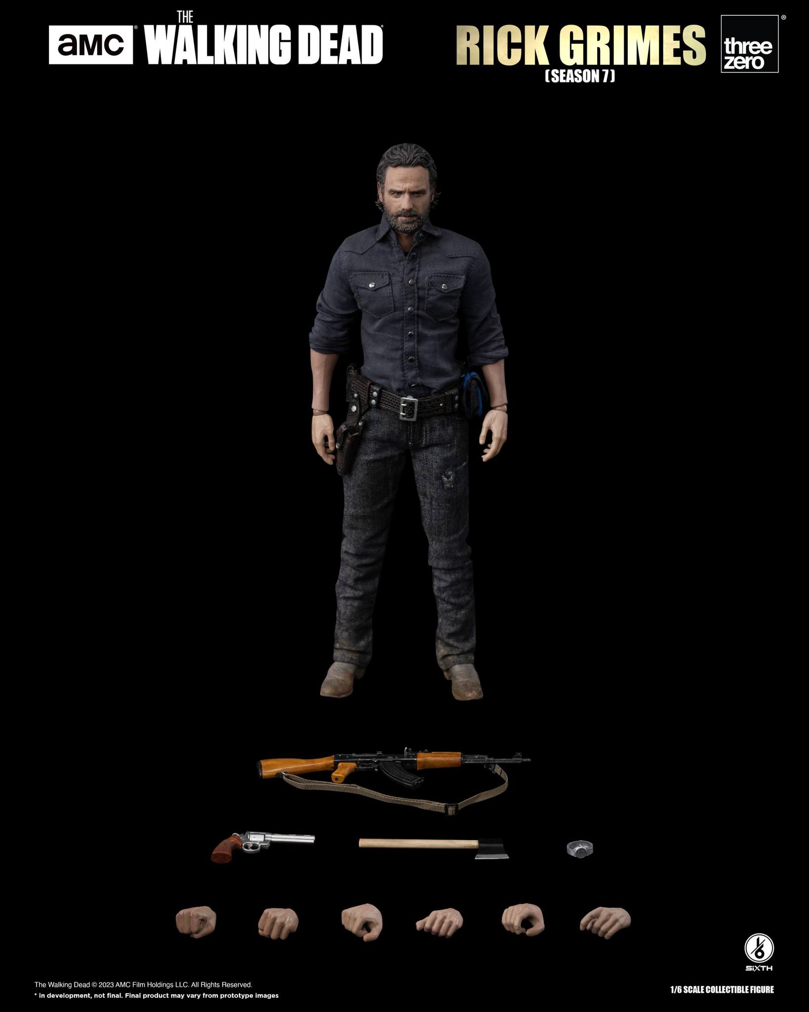 [สั่งจอง]Threezero 1/6 : The Walking Dead - Rick Grimes (Season 7)