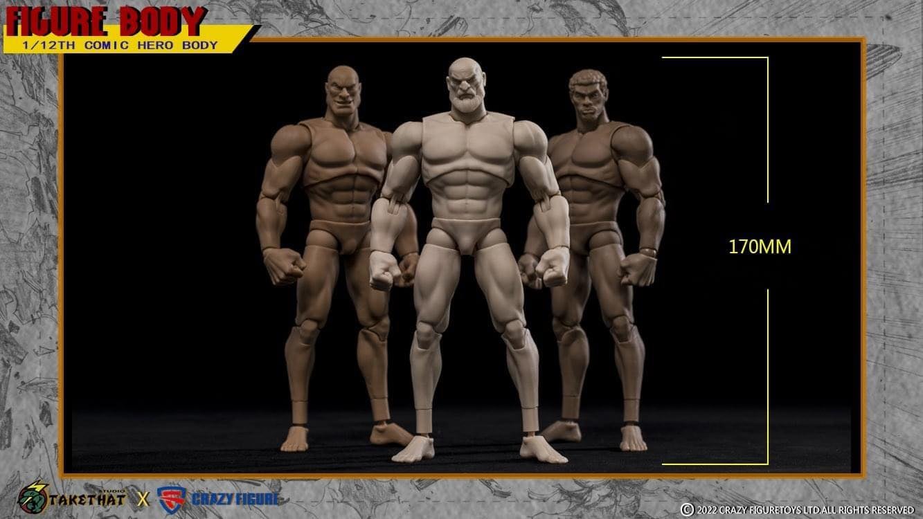 [สั่งจอง]TAKETHAT X CRAZY FIGURE 1/12 : COMIC HERO BODY