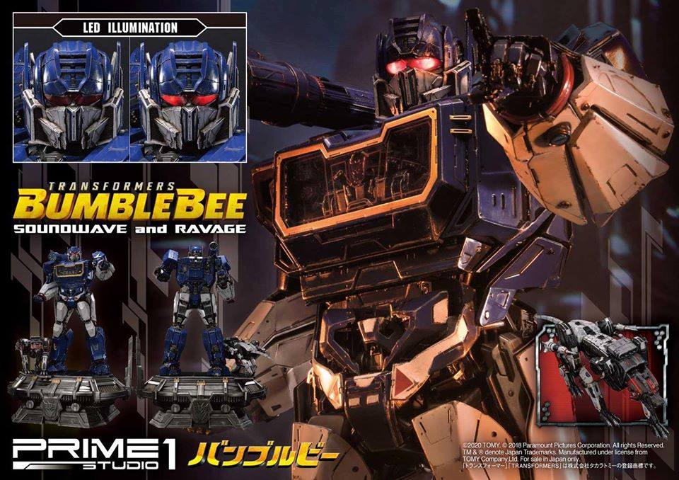 [สั่งจอง] Prime 1 Studio MMTFM-27 : Soundwave & Ravage