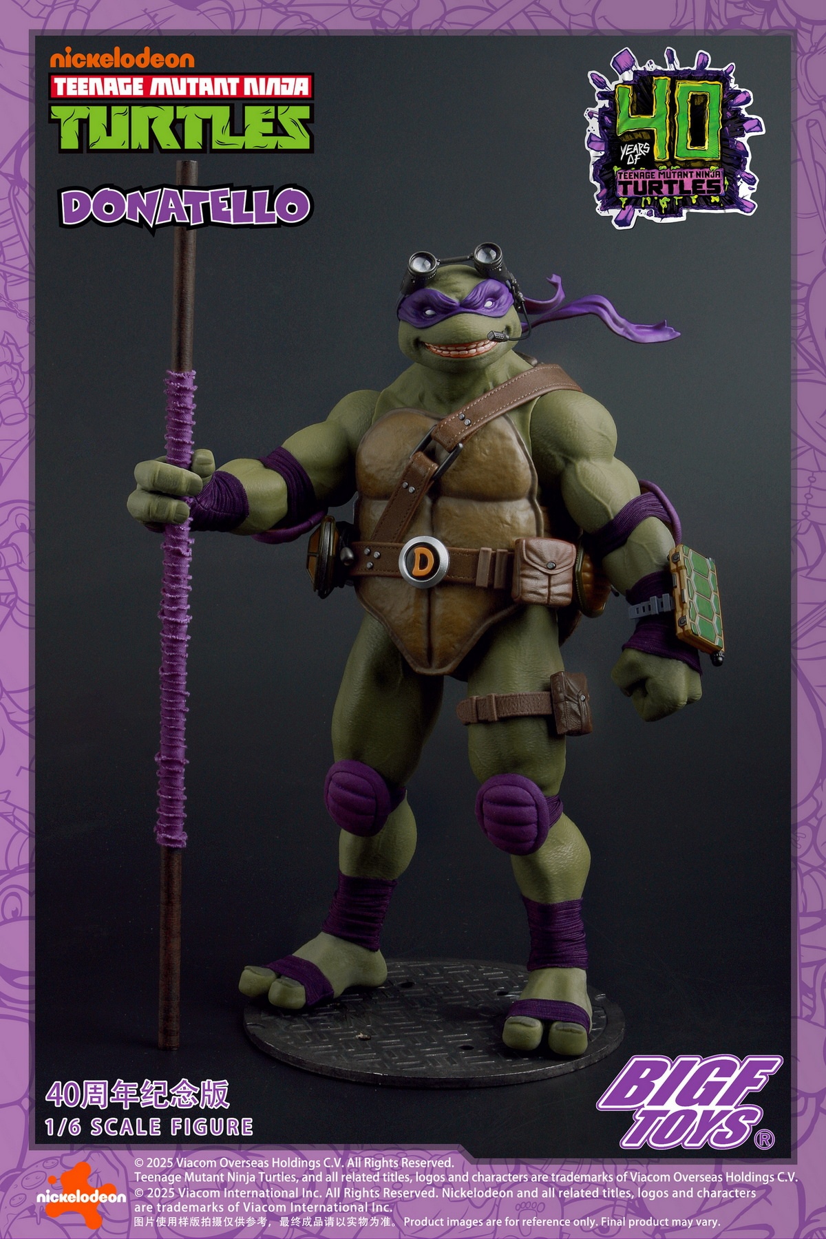 [สั่งจอง]BIGFTOYS BIGF-003 1/6 : TNMT - Donatello 40th Anniversary Edition
