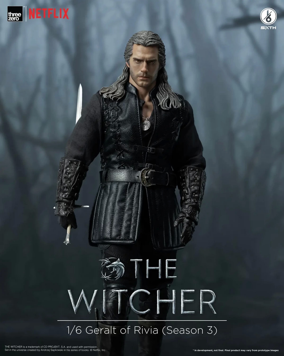 [สั่งจอง] Threezero 3Z05320W0 1/6 : Netflix The Witcher - Geralt of Rivia (Season 3)