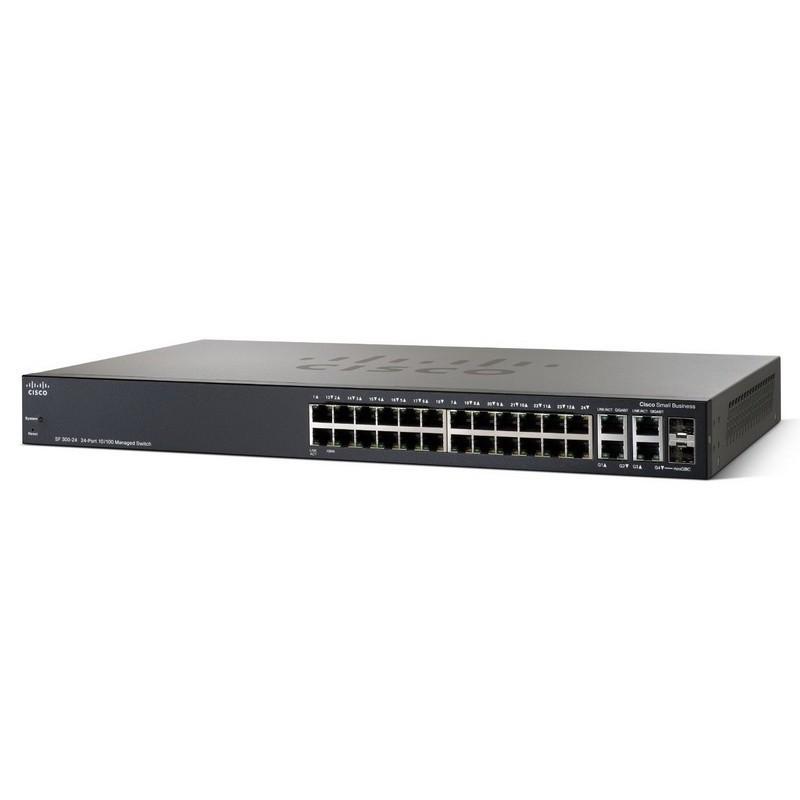 Cisco 300 Series Web Managed Switch SF300-24P POE