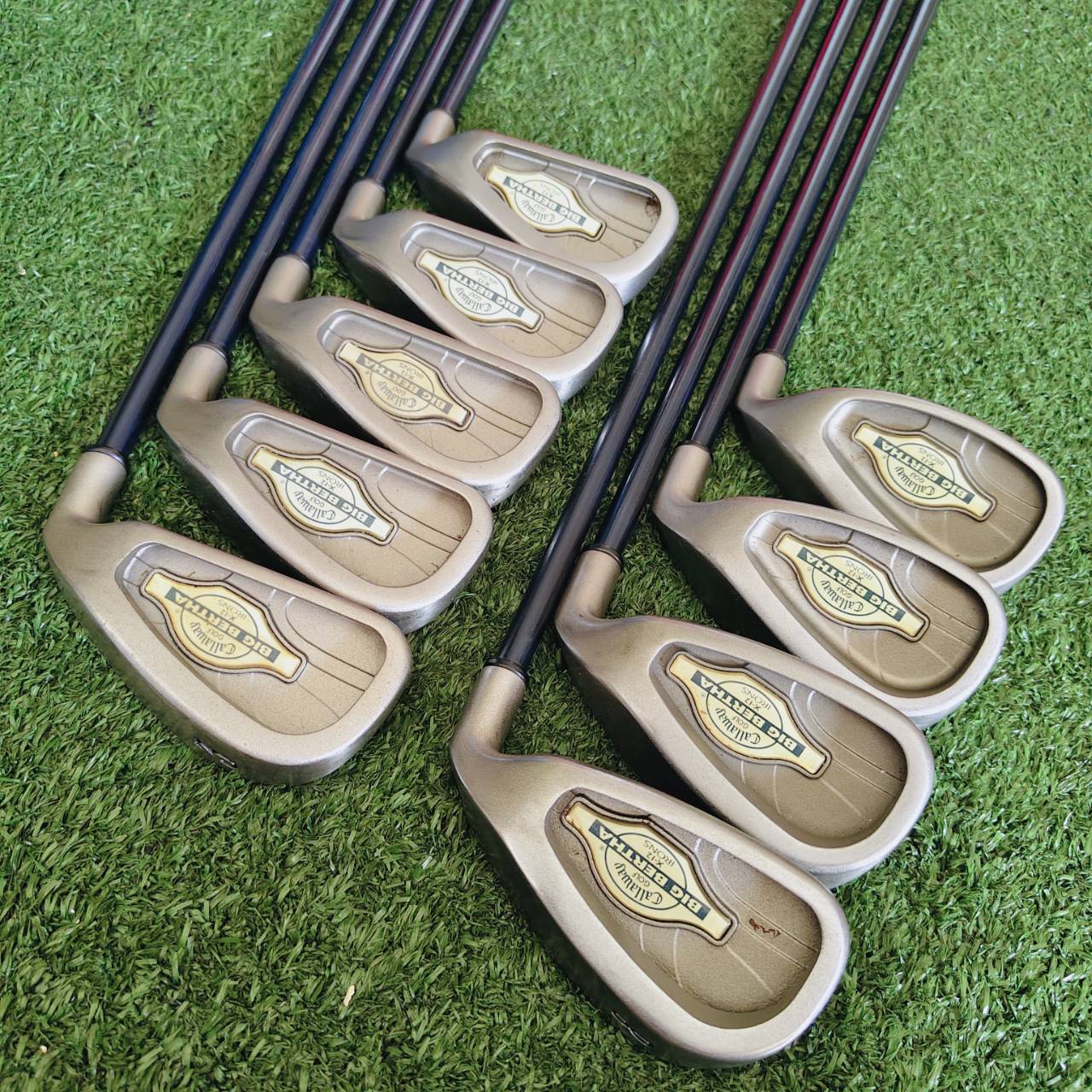 ชุดเหล็ก Callaway BIG BERTHA X-12 ก้าน RCH 99 Flex R แบบเจาะทะลุ (Bore-Thru)