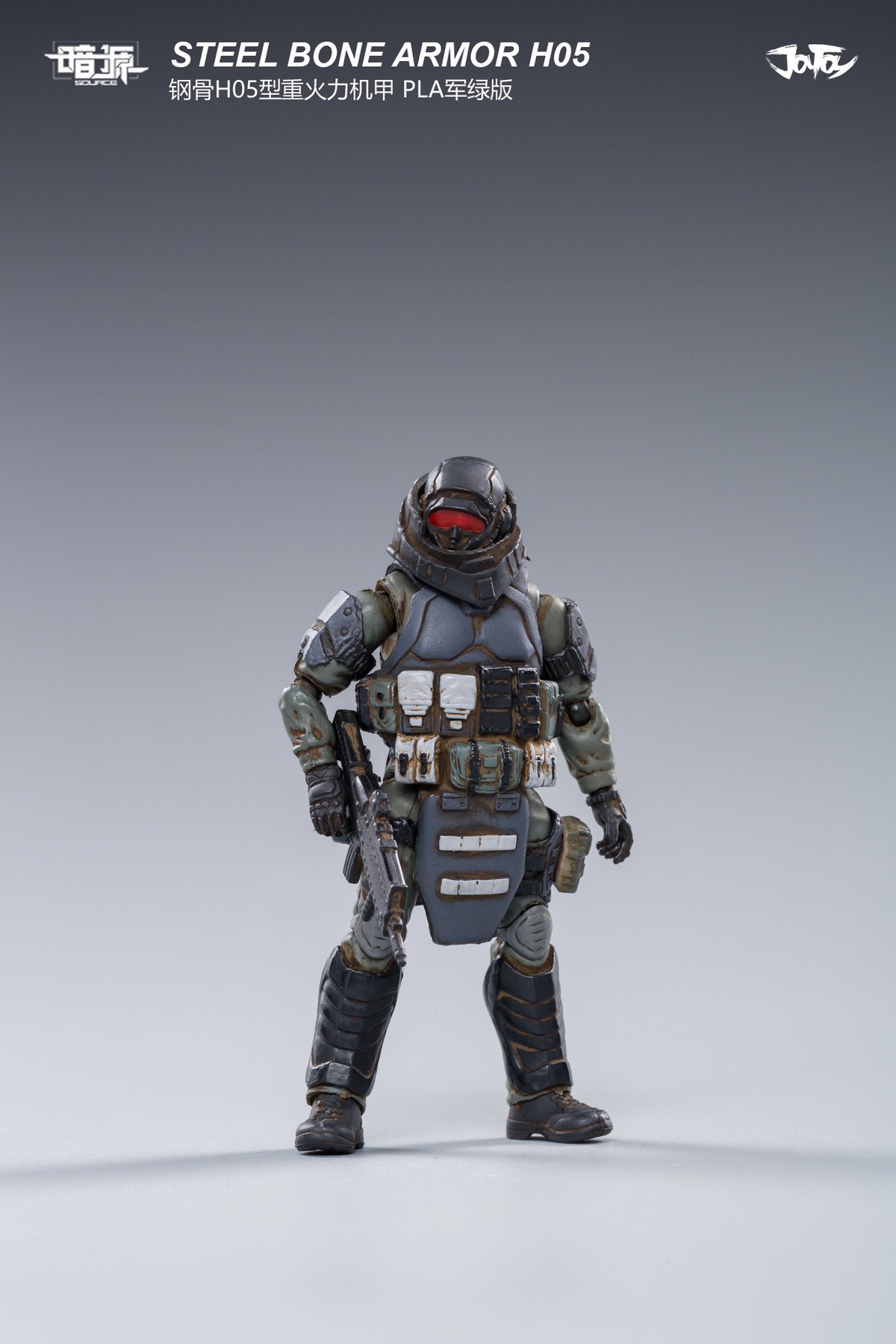 [สั่งจอง] JOYTOY 1/25 H05 STEEL BONE HEAVY FIREPOWER ARMOR (MILITARY GREEN)