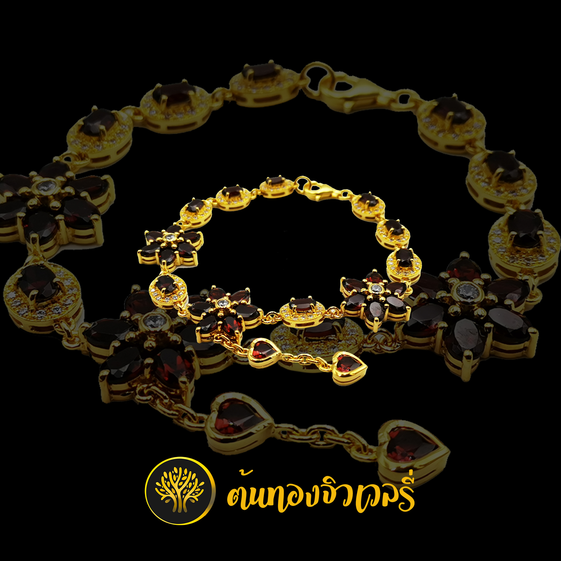 กำไลข้อมือ พลอยโกเมน งานสวยเวอร์ๆมากเลยครับ ไร้ที่ติจริงๆชิ้นนี้