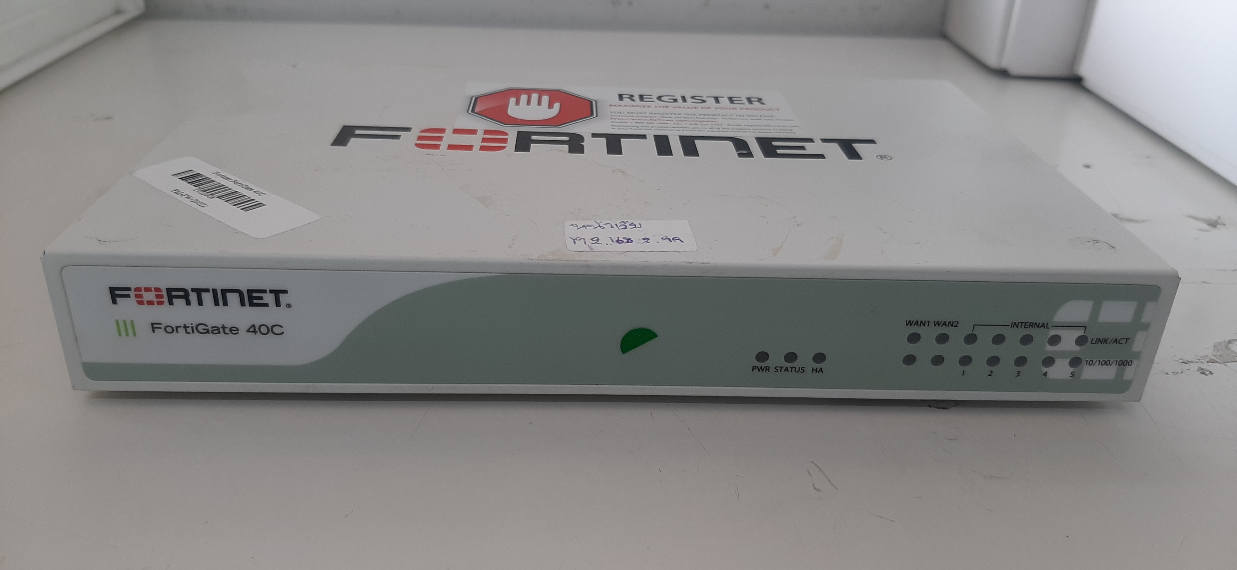 ฟอร์ติเน็ต ฟอรติเก็ต 40 ซี มือสอง สภาพดี Fortinet FortiGate 40C ประกันร้าน 1 เดือน