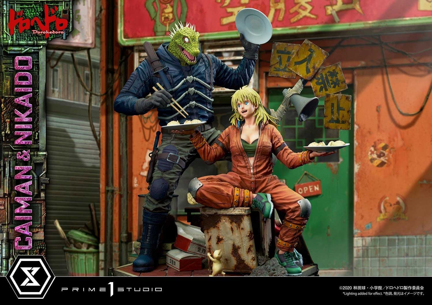 [สั่งจอง]Prime 1 Studio 1/4 : Caiman & Nikaido (Dorohedoro)