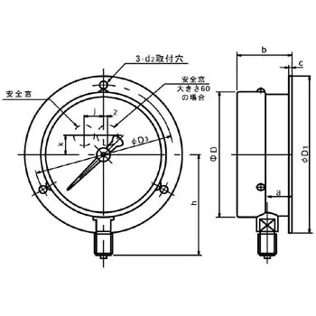 PRESSURE GAUGE NAGANO KEIKI