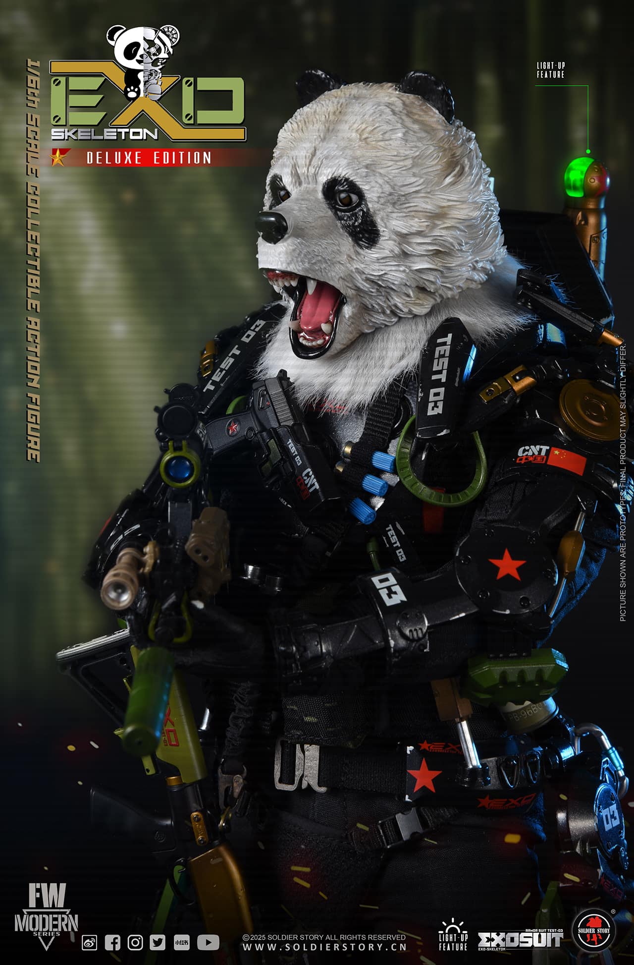 [สั่งจอง]SOLDIER STORY 1/6 : EXO-Skeleton Armor Suit Test -03 “Panda Division”