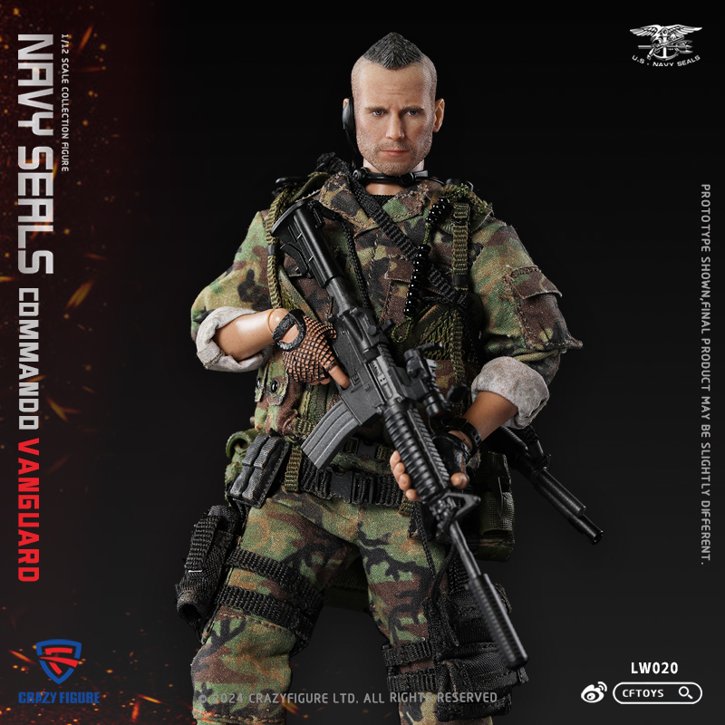 [สั่งจอง] Crazy figure (CFTOYS) LW020 1/12 : SEAL Special Assault Team-Top Soldier
