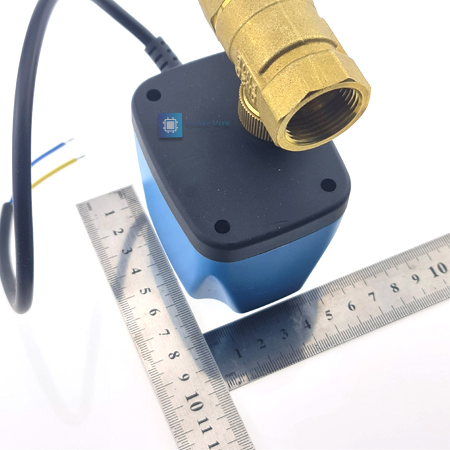 Electric two-way ball valve DN20 3/4" 12-24v two-wire normally closed