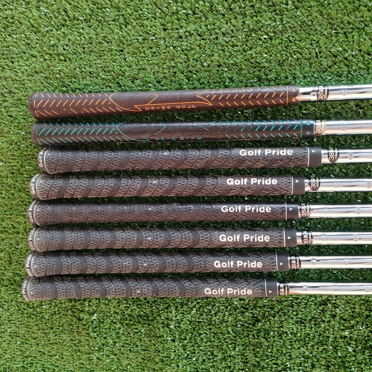 ชุดเหล็ก DAIWA GK TRYPOWER EXTRA มีเหล็ก 4-9 เเละ PW SW ก้าน BALA POWER FLEX R ใบ CAVITY ตีง่ายครับ