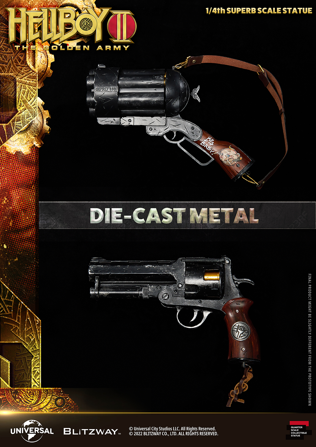 [สั่งจอง] Blitzway BW-SS-21301 1/4 : HELLBOY II - THE GOLDEN ARMY