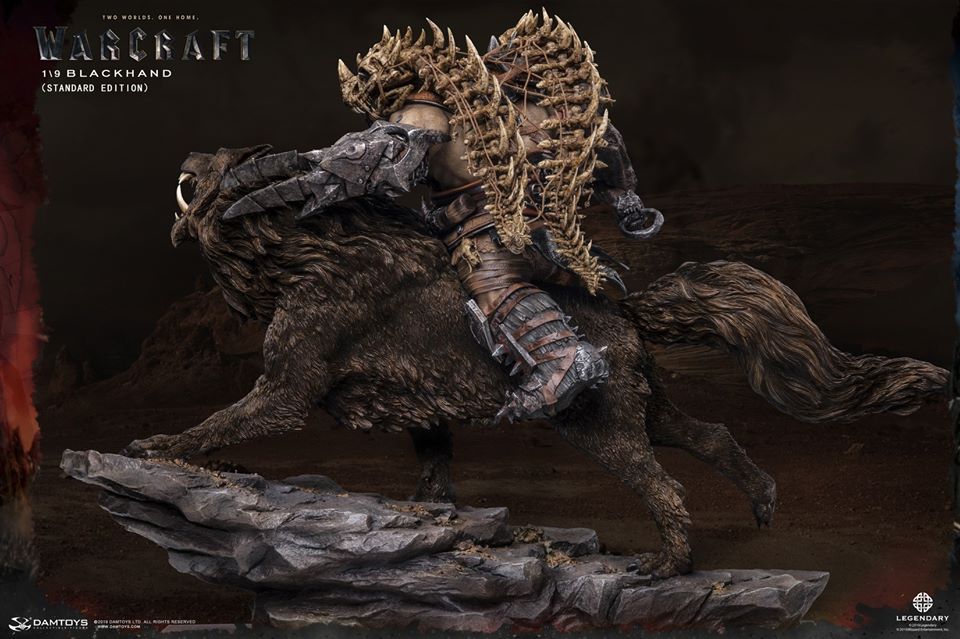[สั่งจอง]DAMTOYS DMLW014/DMLW015 EPIC SERIES WARCRAFT - BLACKHAND RIDING WOLF STANDARD VER. /IMITATION BRONZE