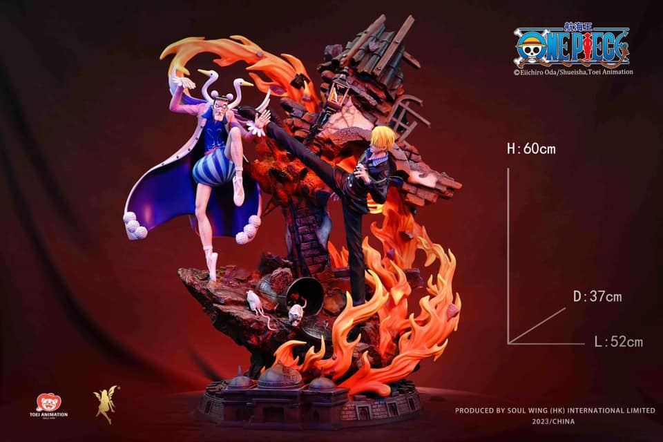 [สั่งจอง]Soulwing 1/6 Statue : Sanji VS Mr.2