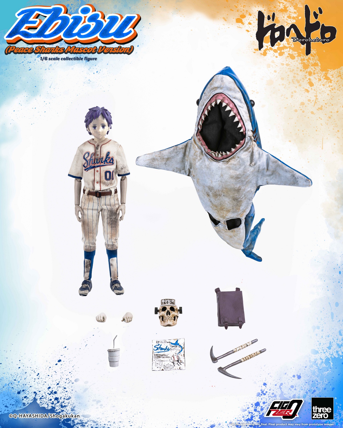 [สั่งจอง]Threezero 3Z07150W0 1/6 : Dorohedoro Ebisu (Peace Sharks Mascot Version)