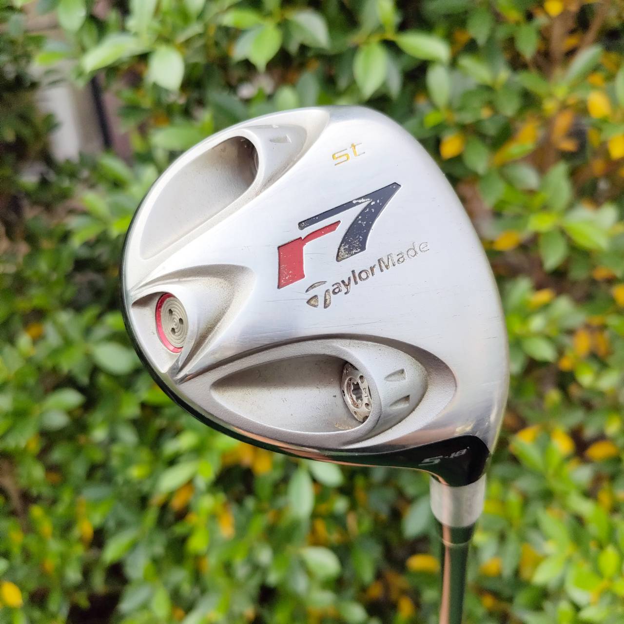 FW5 TAYLORMADE R7 ST องศา 18 ก้าน RE*AX FLEX S ศูนย์ถ่วงหมุด ถ่วงได้บล๊านซ์ทั้งสามจุด ทำให้ตีตรงมากๆ ตีลูกลอยง่าย ตีระยะดีมากๆรุ่น ST