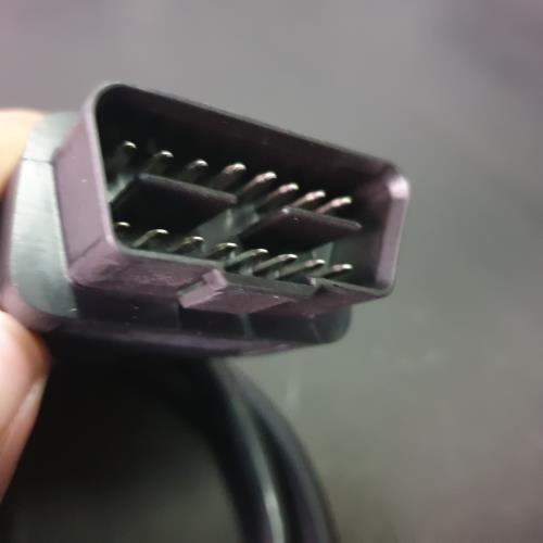 หัวต่อ OBD2 แบบ 16 pin Automotive 16Pin/pin male connector opening line Open 16pin male OBD 2 Cable