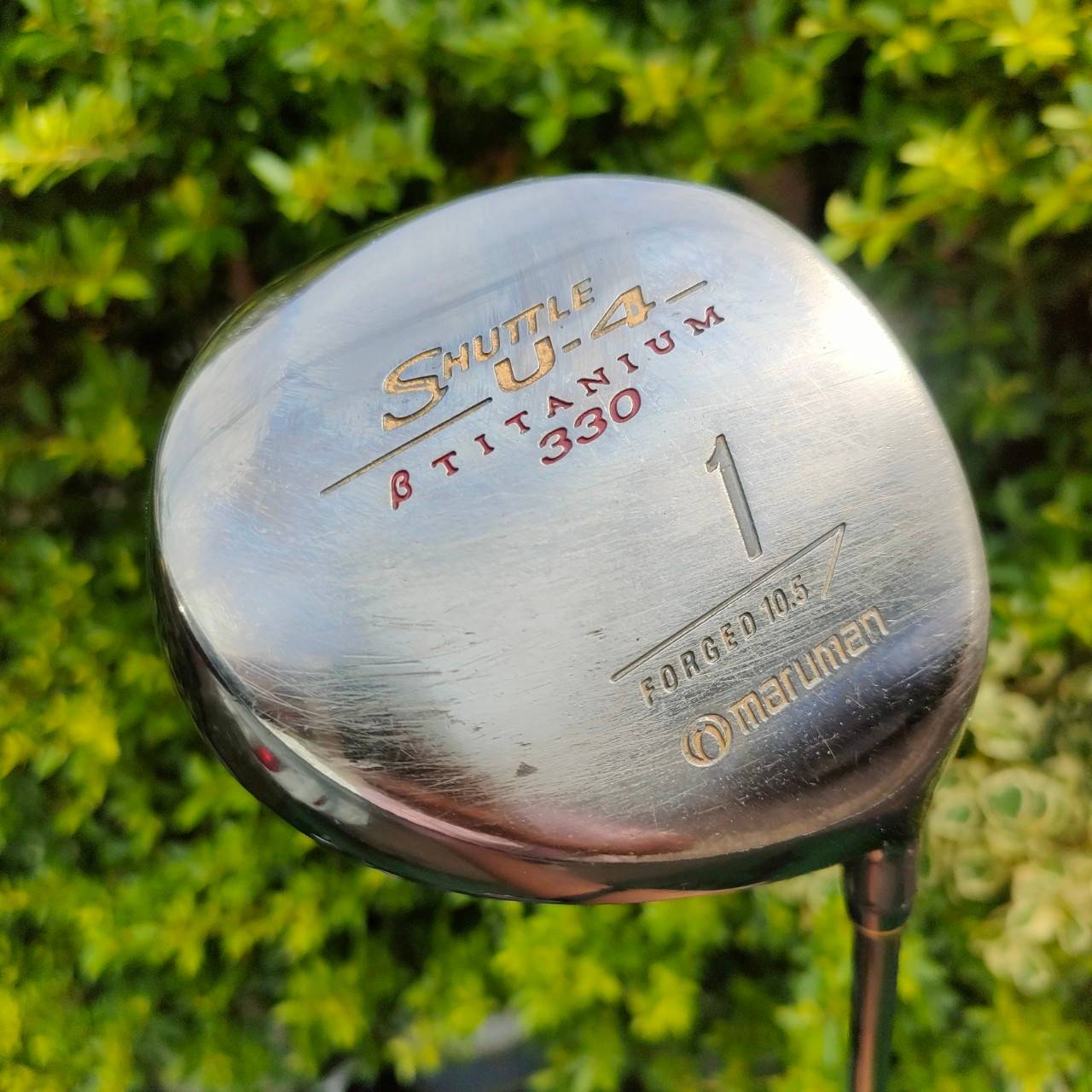 DRIVER MARUMAN SHUTTLE U-4 β TITANIUM FORGED องศา 10.5 ก้าน SUPER LIGHT FLEX R ** มาพร้อม COVER ตรงรุ่น!! ** วัสดุเบต้าไทเทเนี่ยมคือเด้งมากๆๆๆ ไม้กอล์ฟมือสอง ของแท้ BY NakaraLuxurious