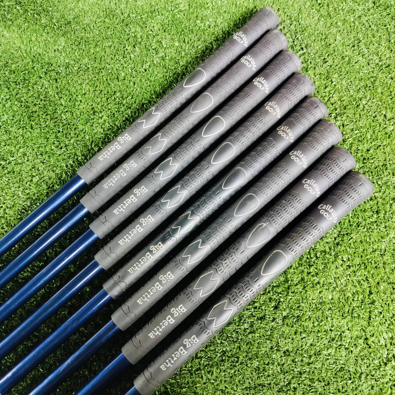 ชุดเหล็ก Callaway X-12 ก้าน RCH99 FLEX FIRM หรือ SR สภาพสวยมากๆ เดิมมากๆเลยค่ะ เป็นชุดที่ตีง่ายมาก และตีดีมาก ไม้กอล์ฟพรีเมี่ยมมือสอง ของแท้ By NakaraLuxurious