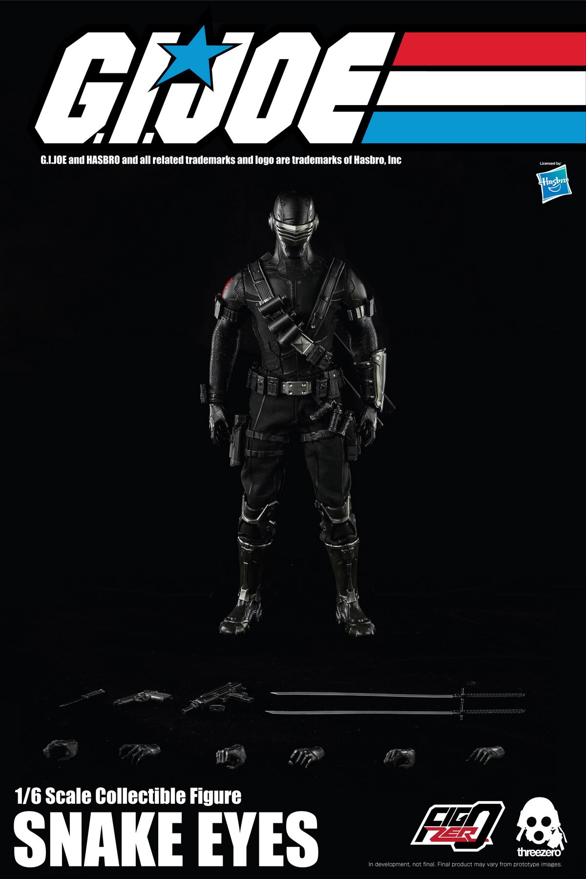 [สั่งจอง]ThreeZero X Habro 3Z0215 1/6 : G.I.JOE - Snake Eyes