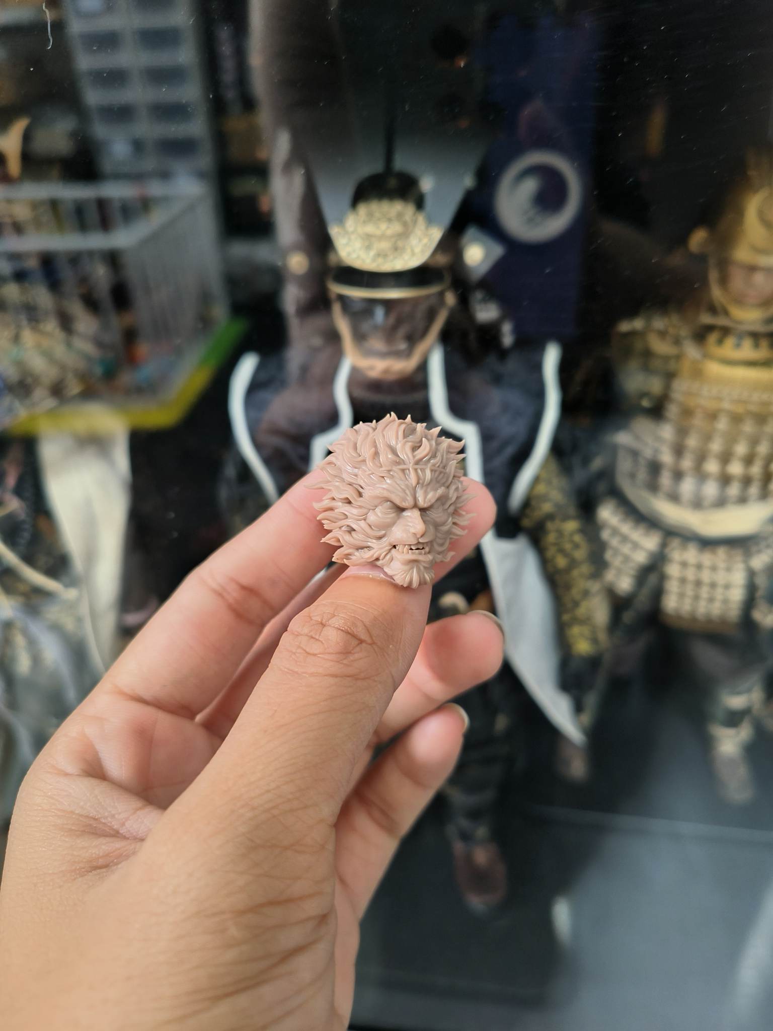 [พร้อมส่ง ] c.tudio 1/12 : Wukong custom Head เวอร์ชั่นหัวดิบไม่ลงสี - มีให้เลือก 4 แบบ