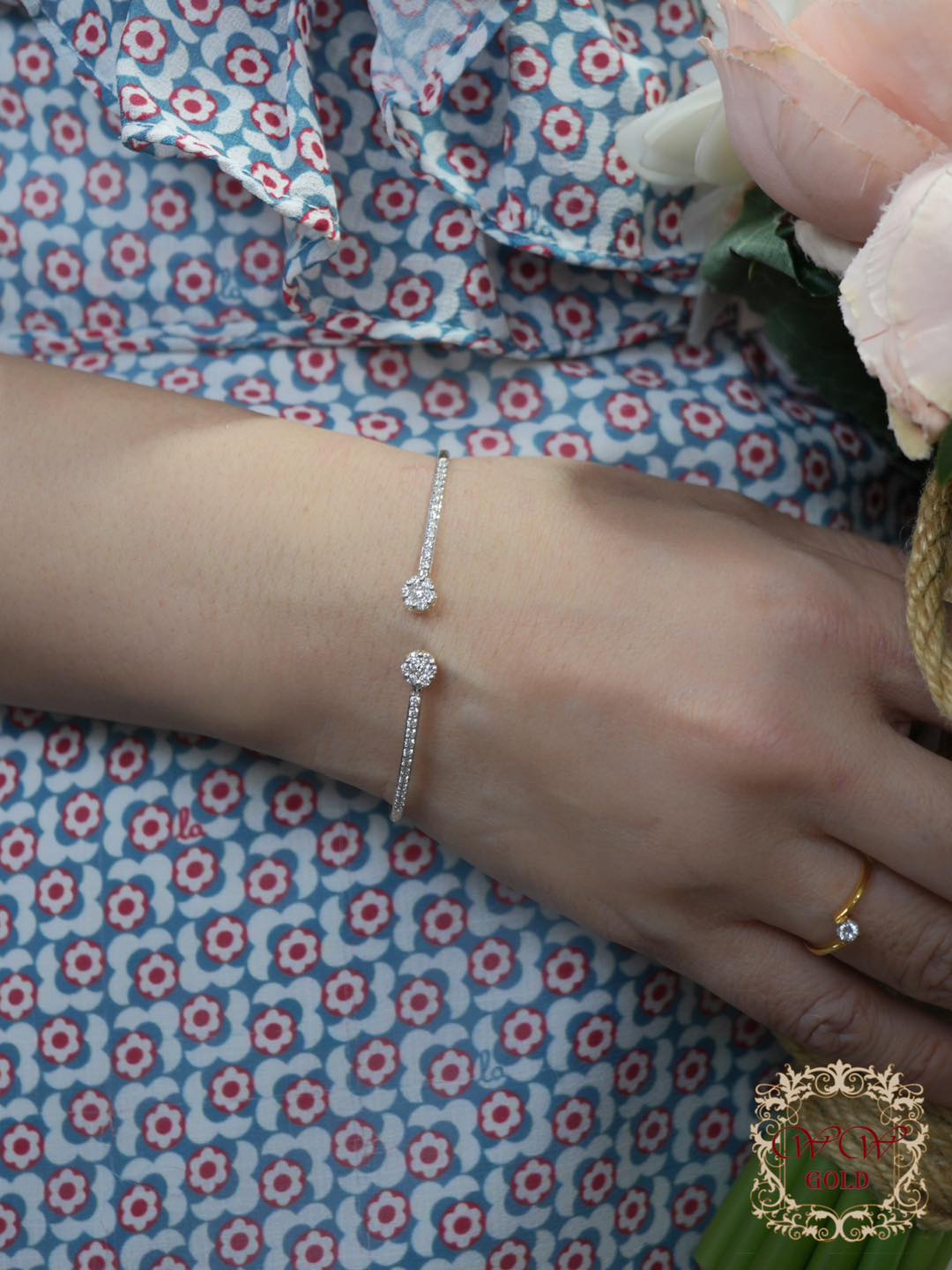 กำไลเพชรประกบ ^^