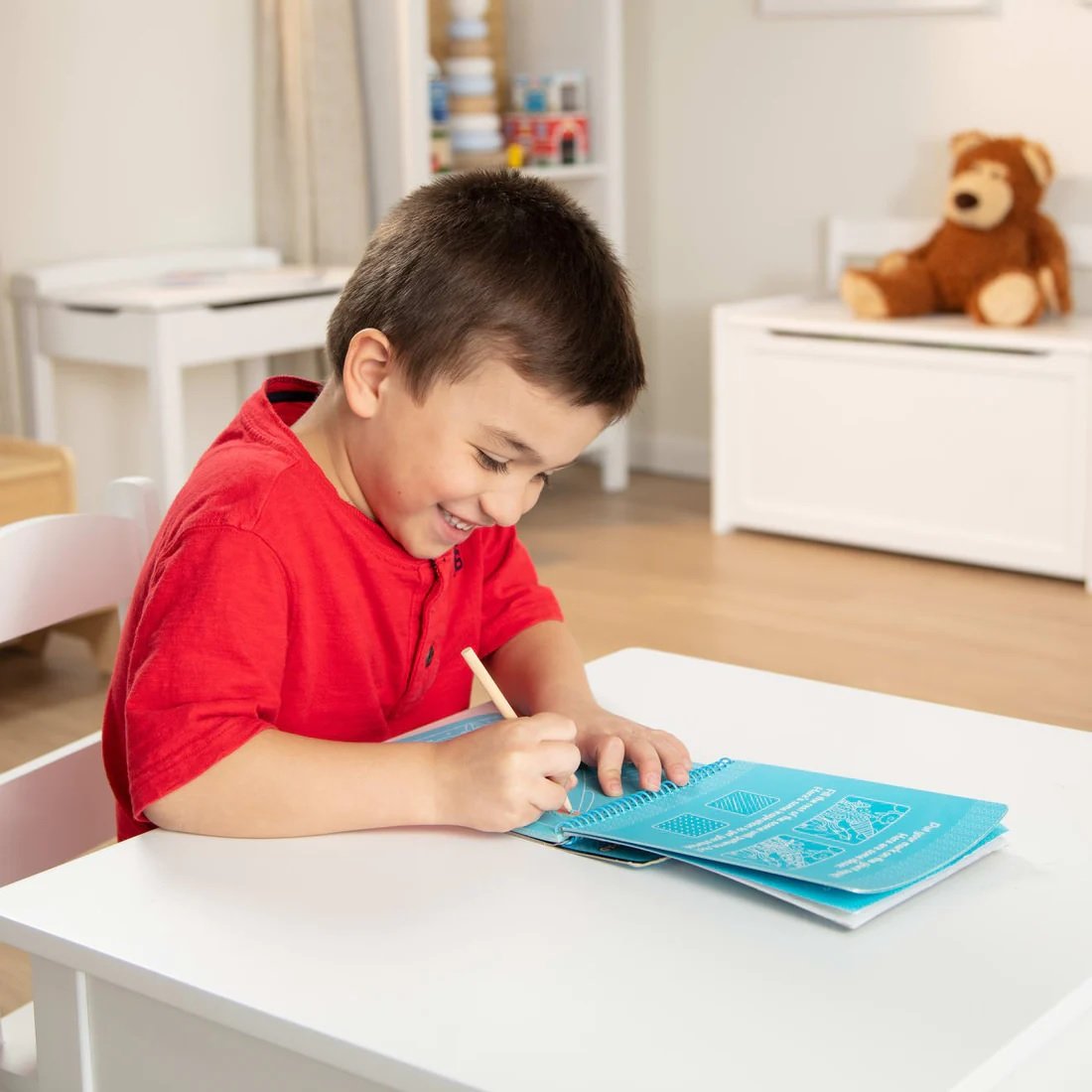 ชุดศิลปะขูดกระดาษ ตีมสัตว์น้ำใต้ทะเล พกพาง่าย Melissa & Doug On the Go Scratch Art Color Reveal Pad - Sea Life