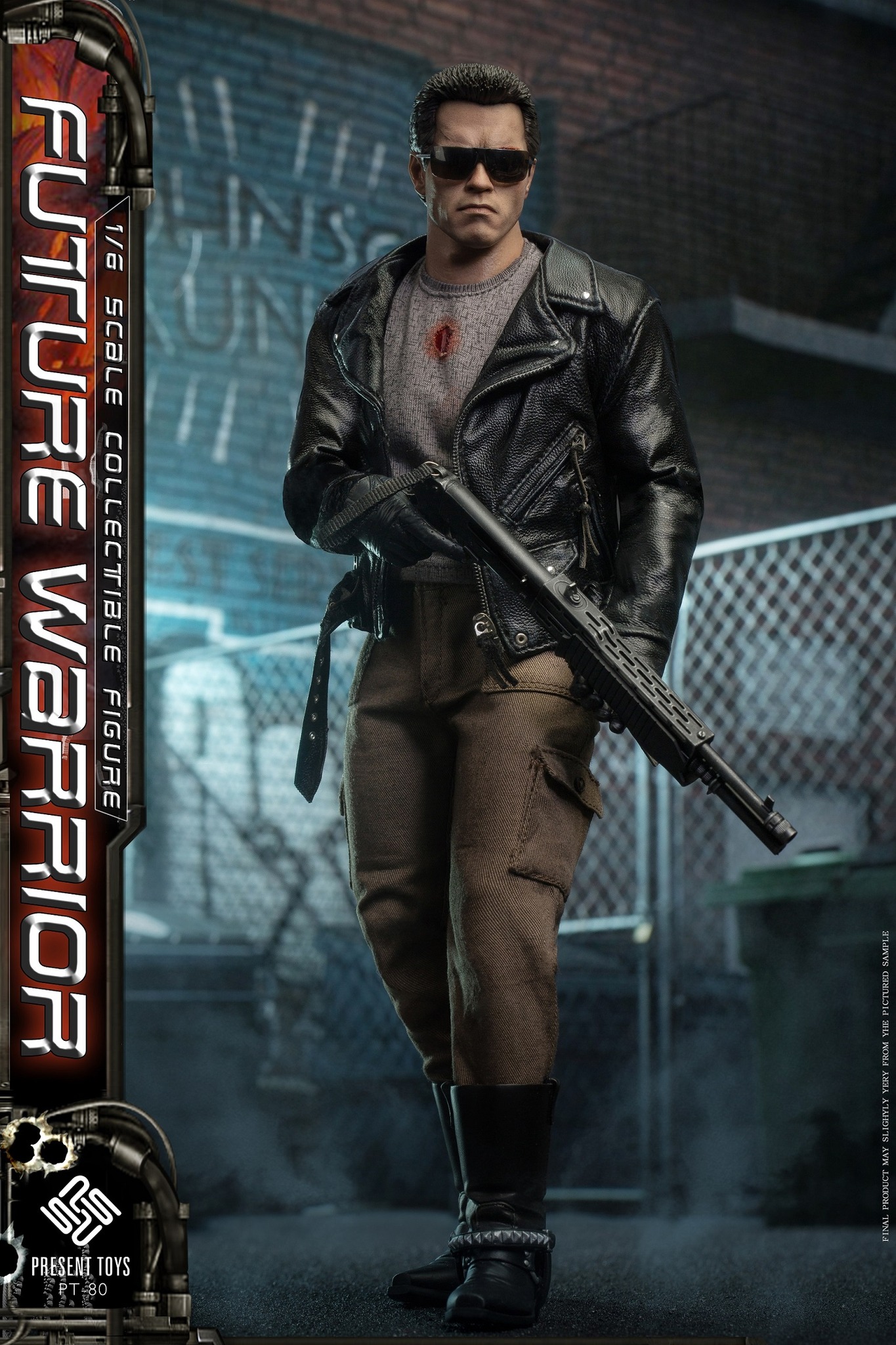 [สั่งจอง] PRESENT TOYS PT-sp80 1/6 : Future Warrior（Leather version）