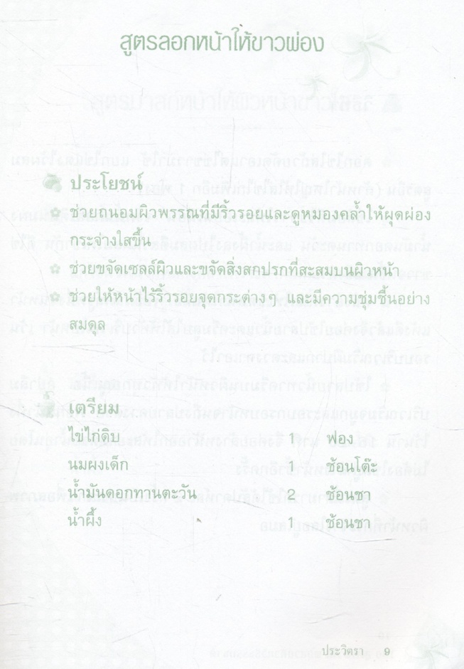 100 สูตรผิวใส ผมสวยด้วยธรรมชาติ