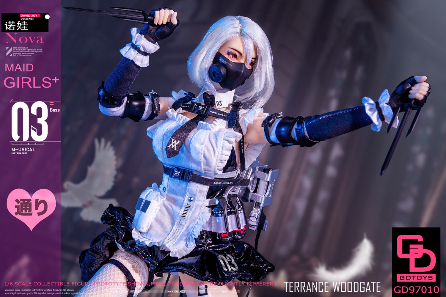 [สั่งจอง] GDTOYS GD97010 1/6 ： Frontline Maid Issue 03 NOVA movable eyes