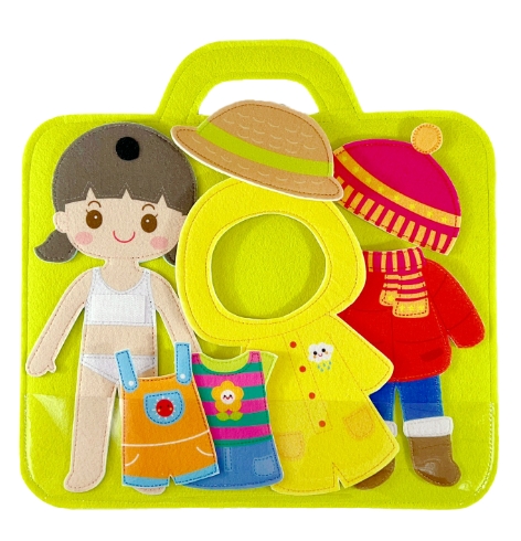 หนูน้อยแต่งตัว - ฤดูกาล ของเล่นเสริมพัฒนาการ ,ของเล่นเสริมทักษะ,ของเล่นเด็ก, สื่อการสอนอนุบาล
