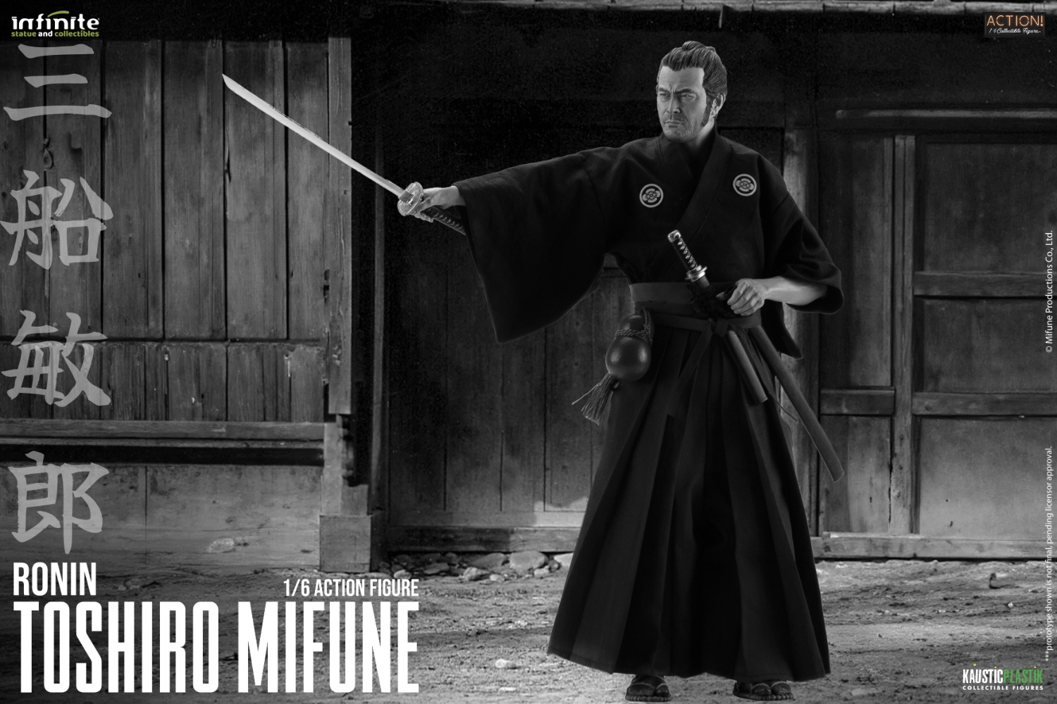 [สั่งจอง] Infinite Statue X Kaustic Plastik 1/6 ：Toshiro Mifune Action Figure