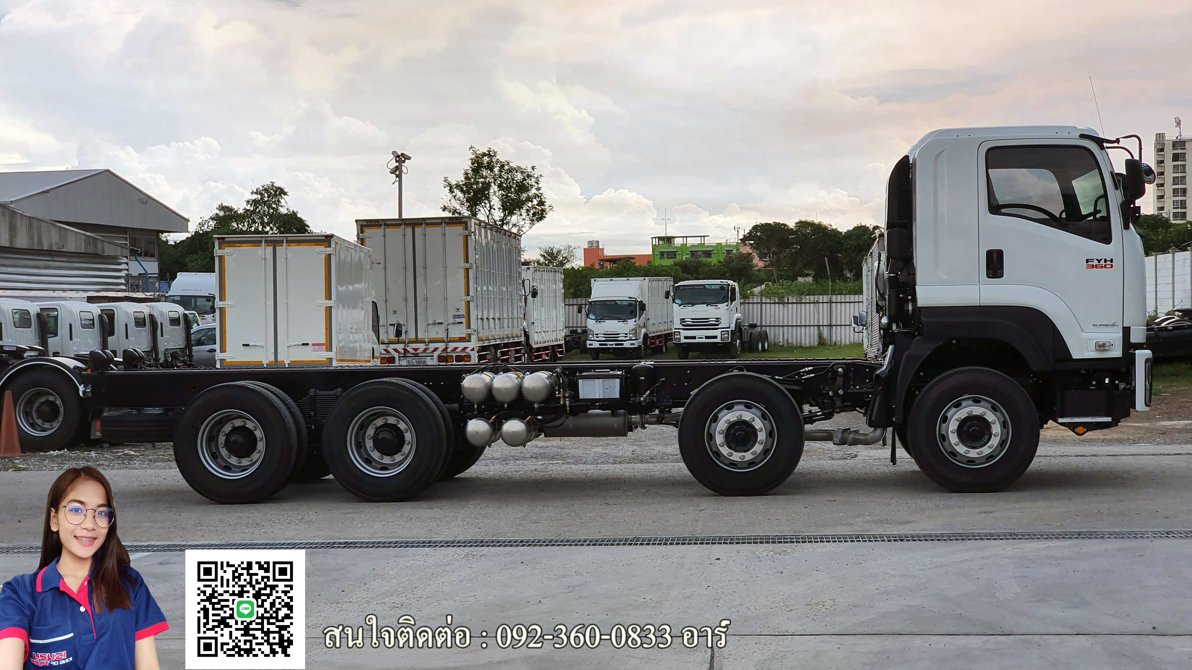 12 ล้อ ISUZU FYH360 แรงม้า