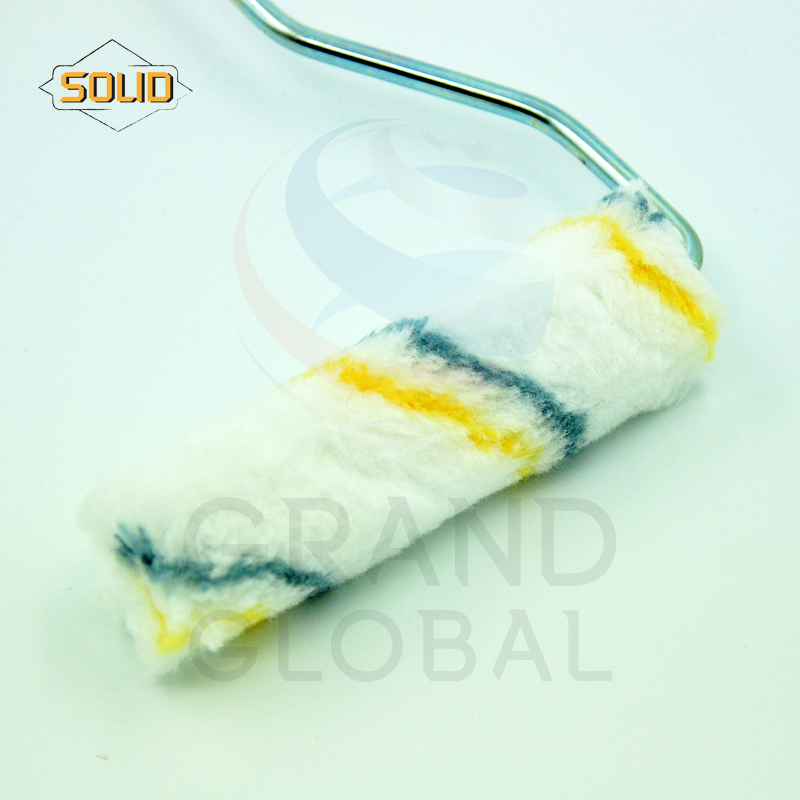 SOLID ลูกกลิ้งทาสี ลูกกลิ้งทาสีน้ำ ลูกกลิ้งทาสีน้ำมัน ลูกกลิ้ง ทาสี 4 นิ้ว ด้ามยาว แกนยาว