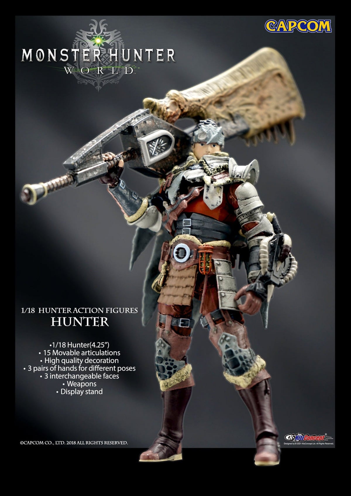 [สั่งจอง]kitzconcept KC311 1/18 : MALE HUNTER ACTION FIGURES