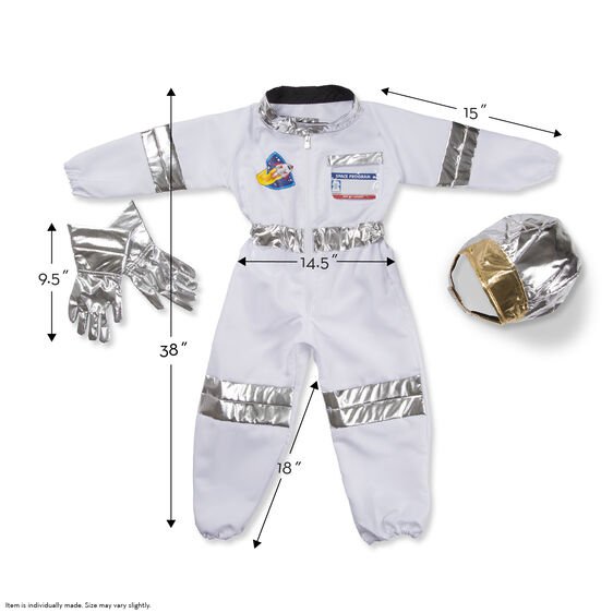 ชุดแฟนซีนักบินอวกาศ ฟรีไซส์ 3-6 ขวบ สูง 100-135 cm Melissa & Doug รุ่น 8503 Astronaut Role Play Costume Set รุ่น 8503 ของเล่นเสริมพัฒนาการเด็ก