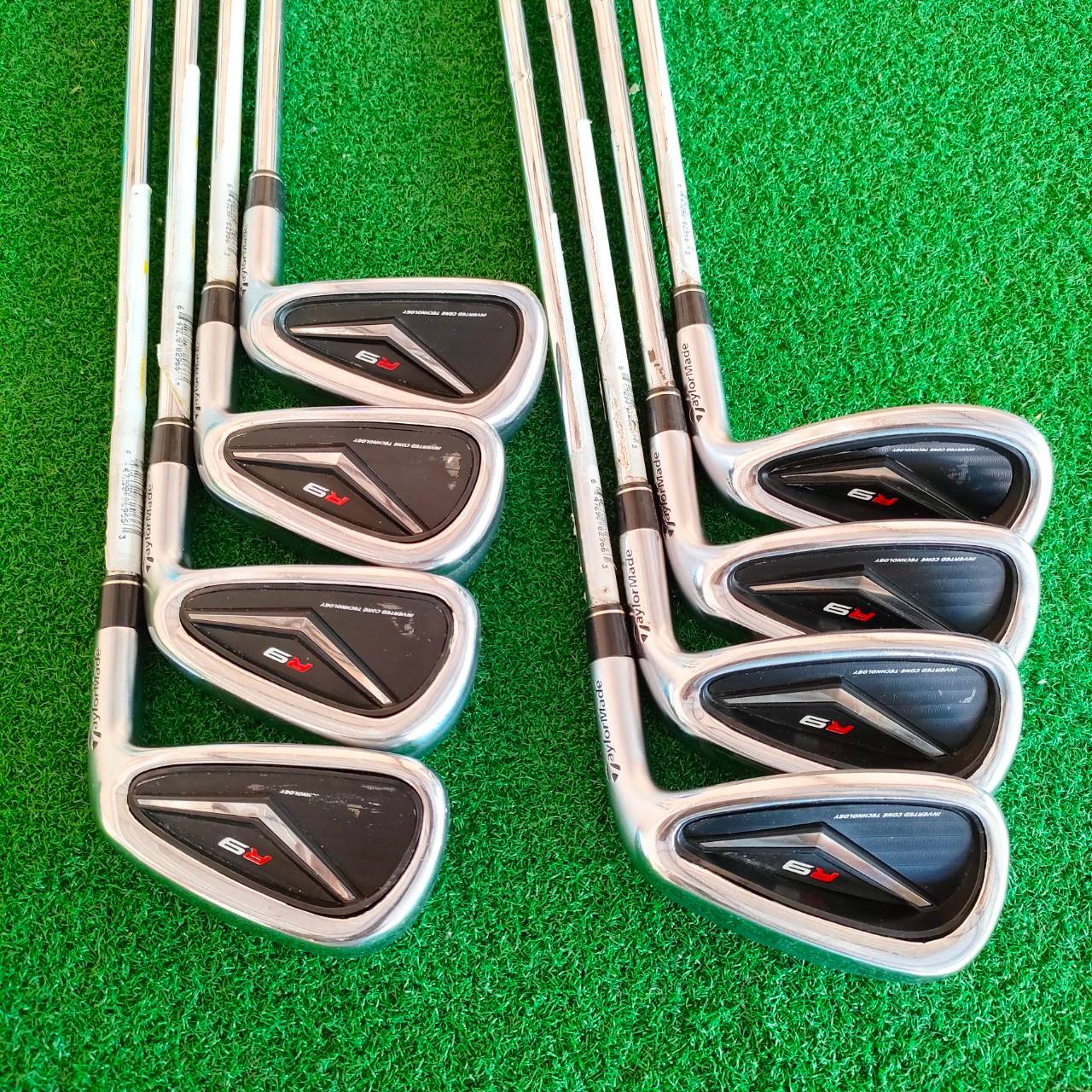 ชุดเหล็ก TAYLORMADE R9 มีเหล็ก 4-9 PW SW ก้าน DYNAMIC GOLD FLEX R300 สวยๆจ้า