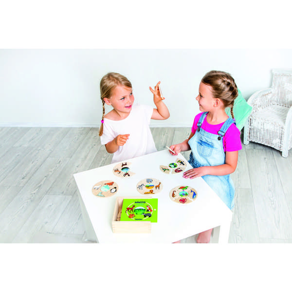 เกมปริศนาแหล่งที่อยู่อาศัยของสัตว์ , ของเล่นไม้, ของเล่นเสริมพัฒนาการ, ของเล่นเด็กอนุบาล, สื่อการสอนเด็กอนุบาล วัสดุและสี ปลอดภัยต่อเด็ก มีมาตรฐาน มอก. ตามที่ สพฐ. กำหนด