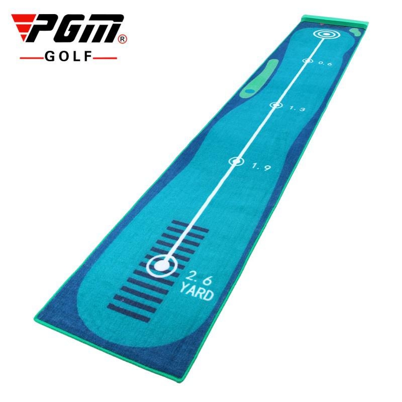 Velvet Golf Putting Mat พรมซ้อมพัต PGM TL017 แบบพรมกำมะหยี่ สามารถซ้อมพัตต์ได้ทั้งสองทาง ขนาด 3 เมตร