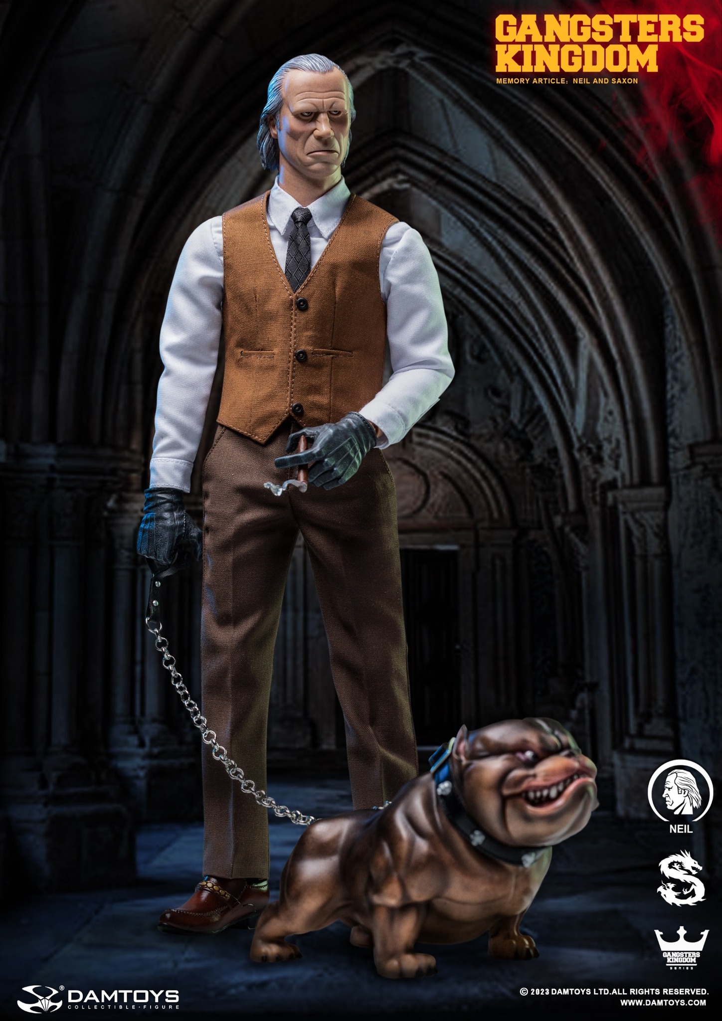 [พร้อมส่ง ]DAMTOYS gks005L 1/6 : Gangsters Kingdom 2023 WF LIMITED EDITION - Neil and Saxon