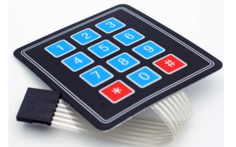 แป้นปุ่มกดแบบตัวเลข Keypad 3x4